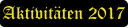 Aktivitäten 2017