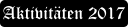 Aktivitäten 2017
